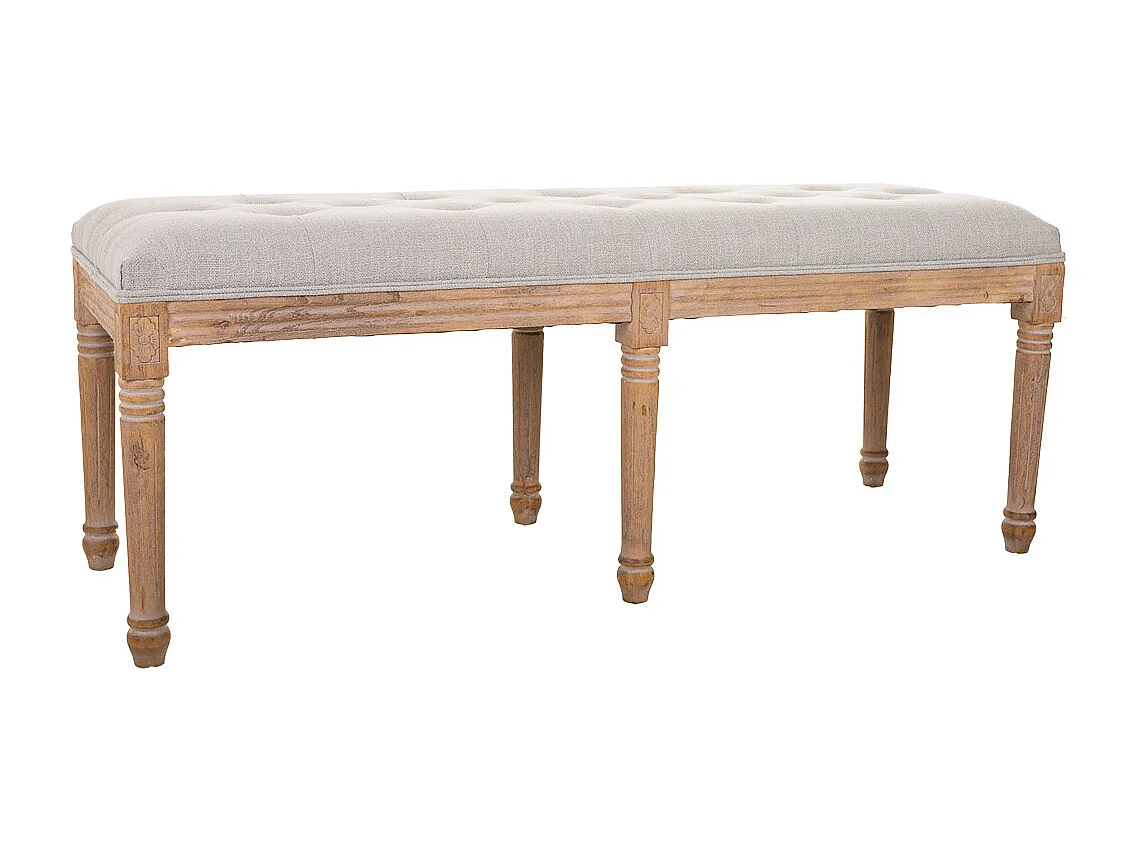 Panchina in legno marrone 122x41x48