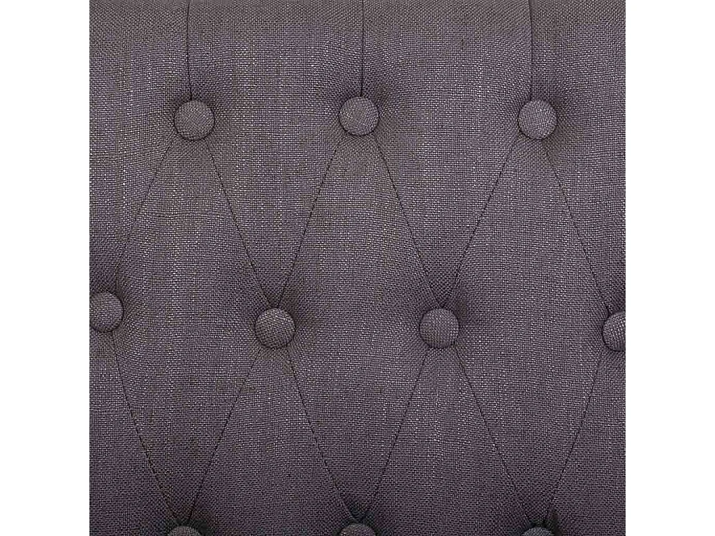 Cadeira madeira estofada cinza 53x53x48/102