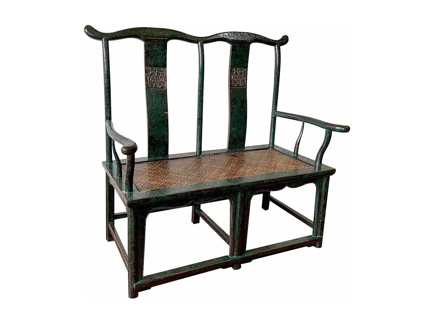 Panchina in legno marrone 116x60x119