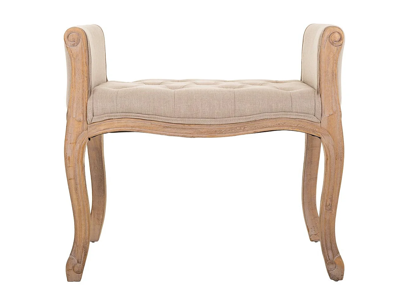 Sgabello in legno 71x 48x45/60 cm beige