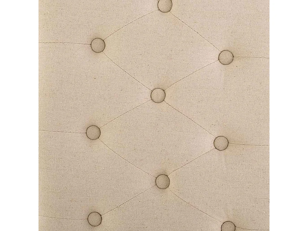 Cremefarbene Holzbank 113x48x45/60h cm