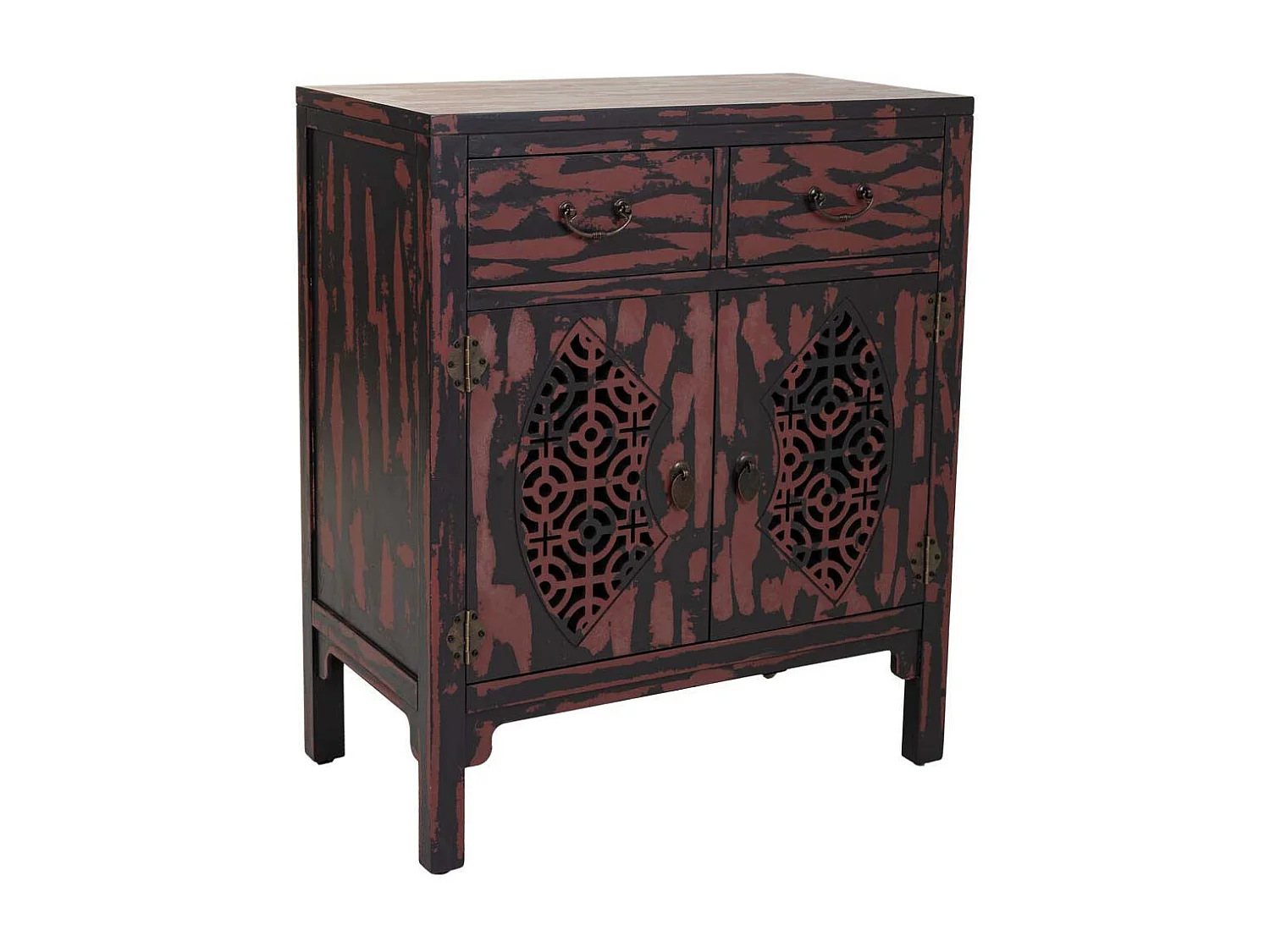 Recibidor de madera negro