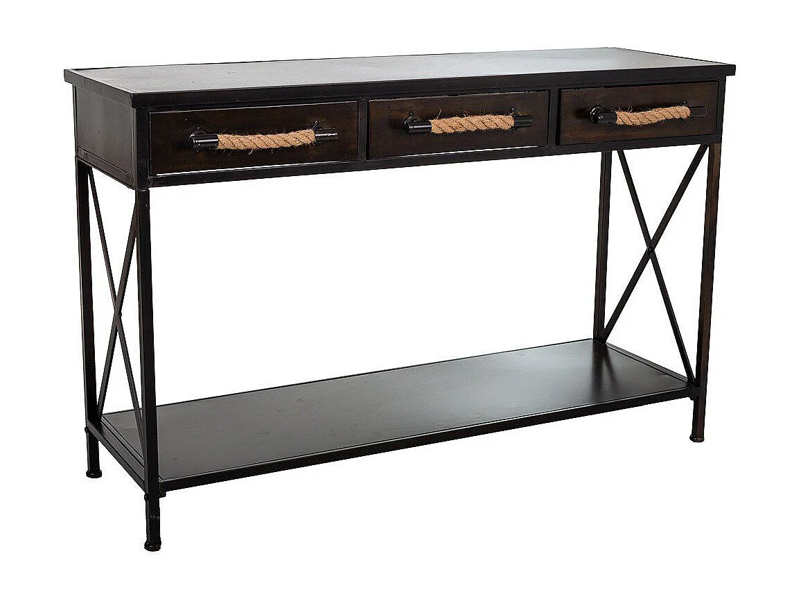 Ingresso in metallo nero