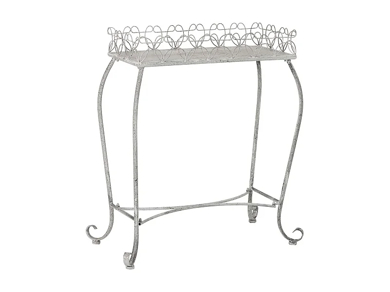 Recibidor de metal gris