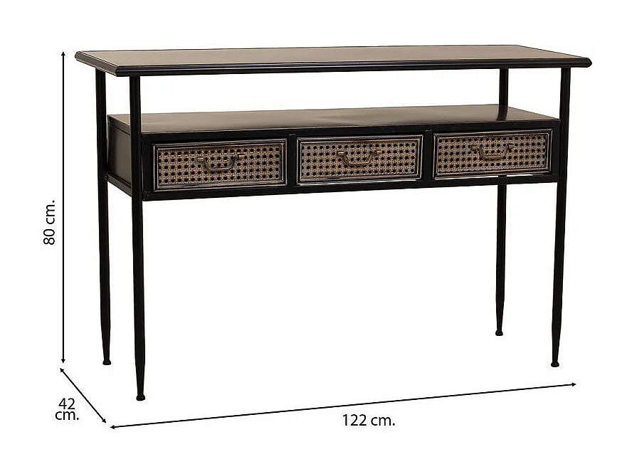 Kit Recibidor De Metal Marron