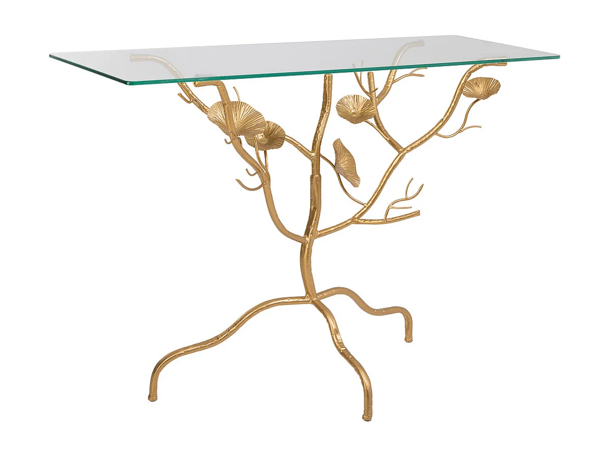 Recibidor De Metal Dorado