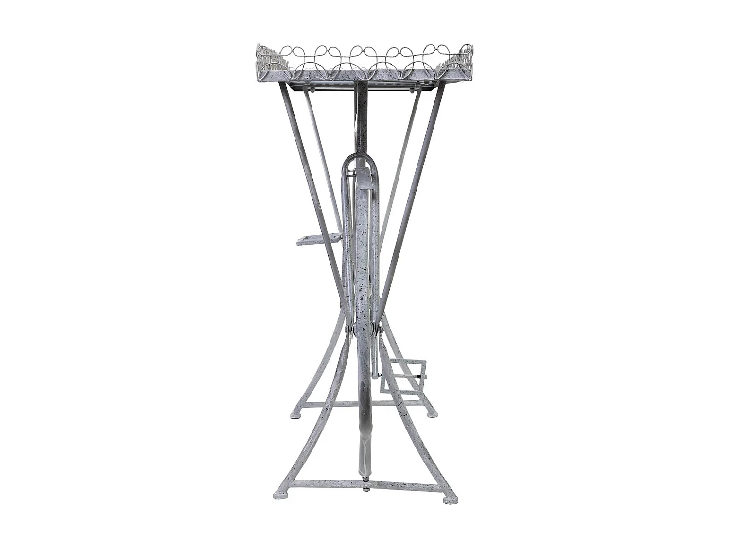 Recibidor de metal, gris