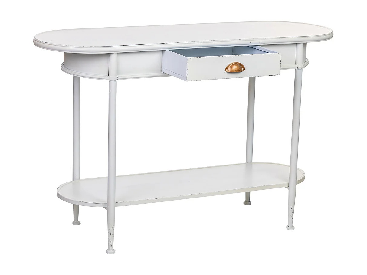 Ingresso in metallo bianco