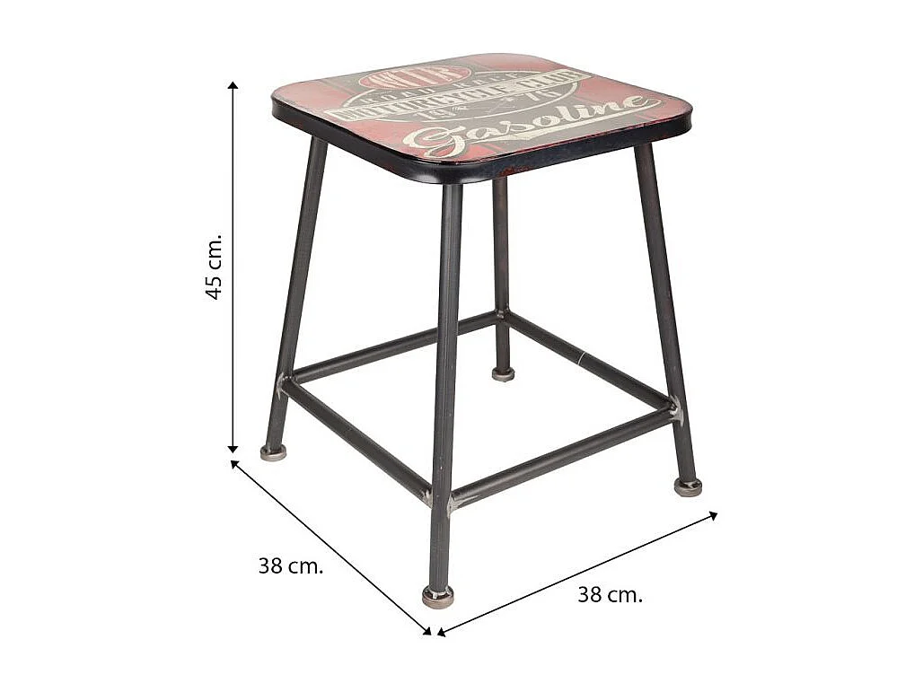 Metalen kruk voor thuis