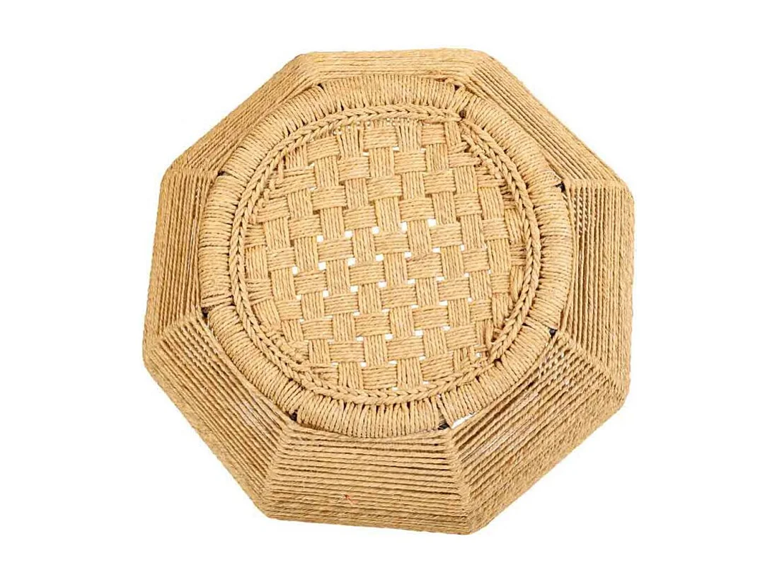 Kruk van gevlochten touw