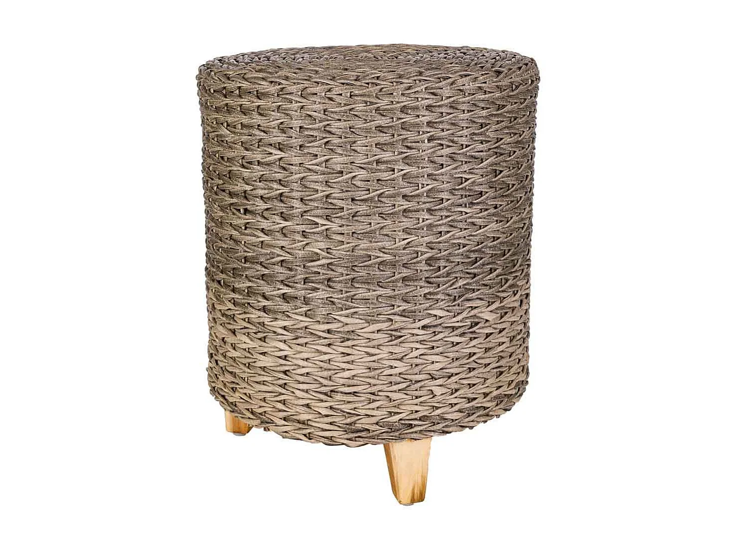 Sgabello in polyrattan