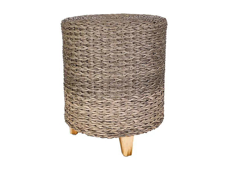 Sgabello in polyrattan