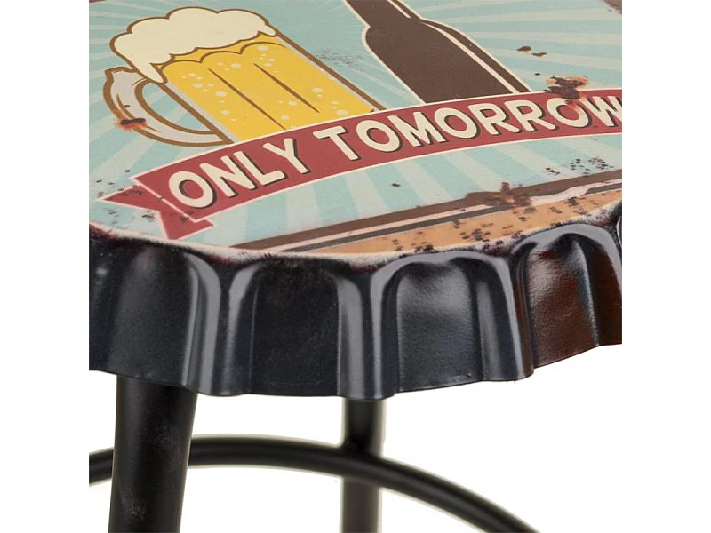 Metalen kruk voor thuis