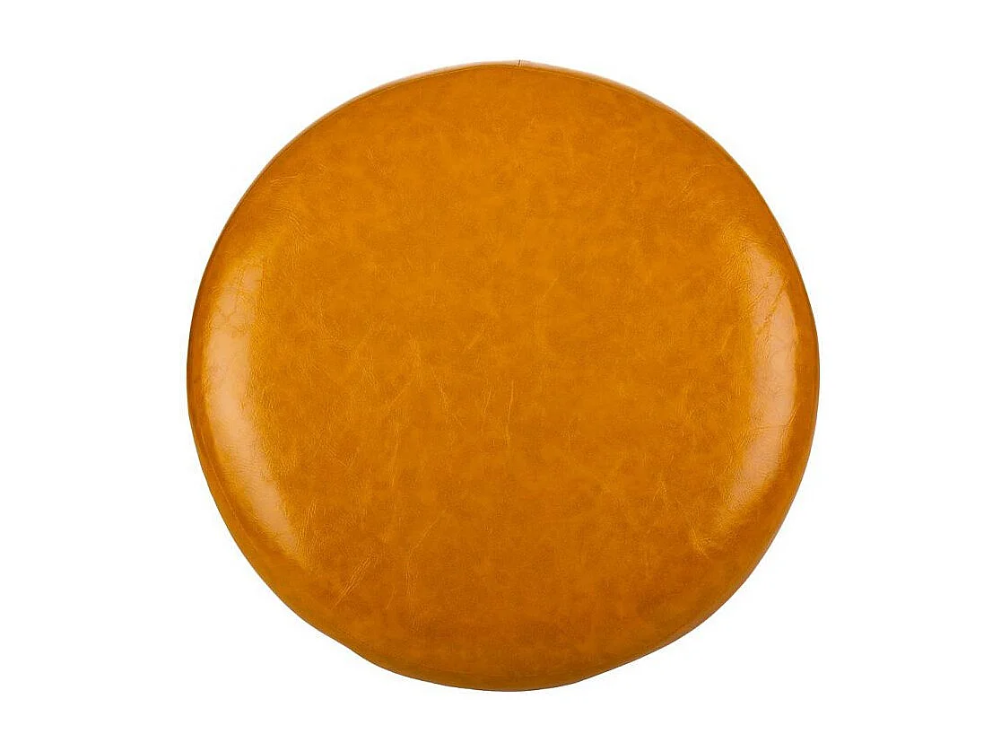 Taburete De Madera Y Polipiel