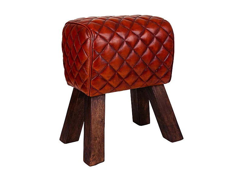 Banqueta de couro para casa