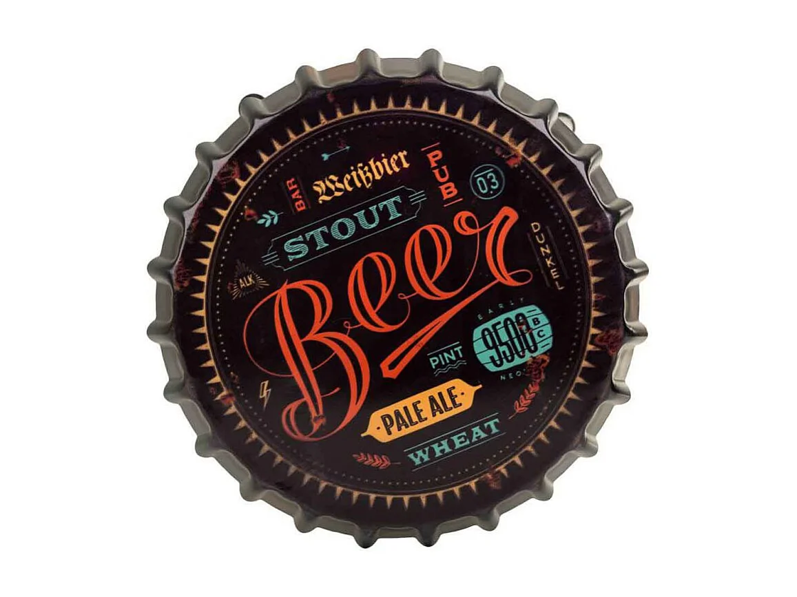 Ronde zwarte metalen kruk