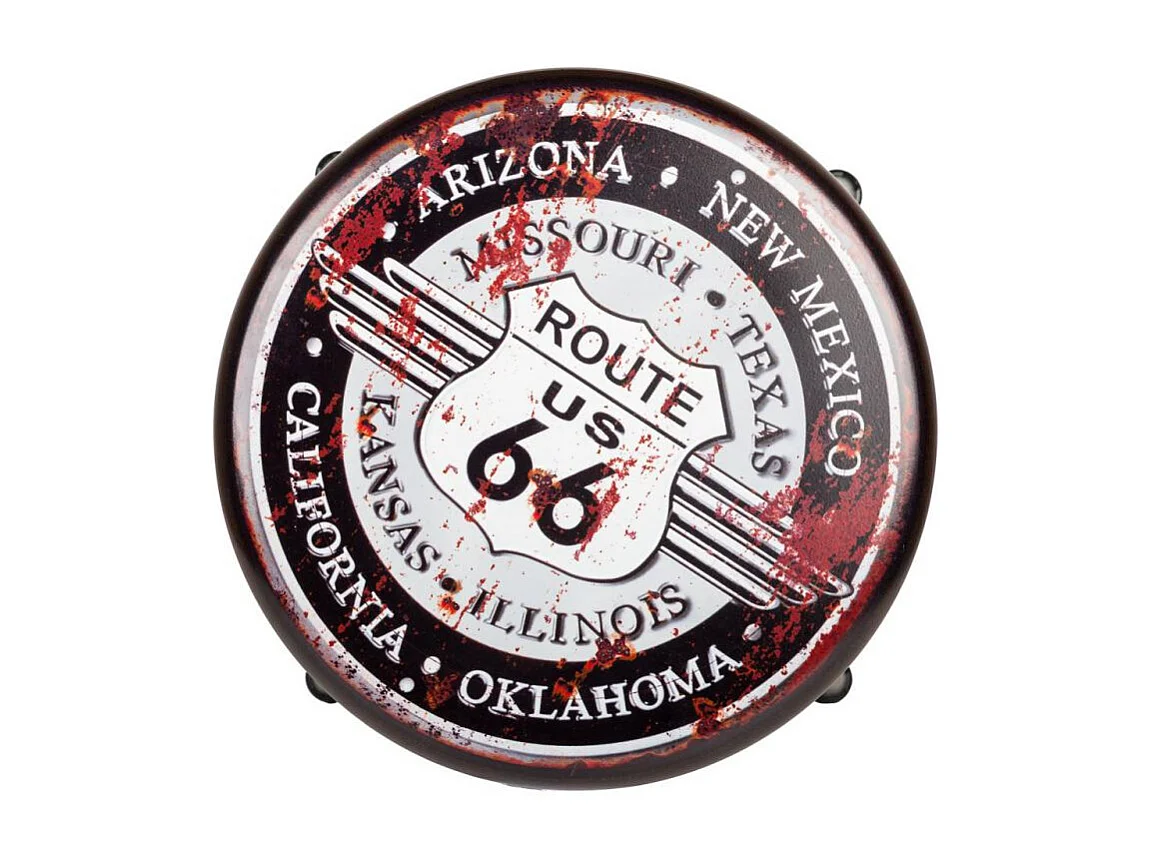 Sgabello in metallo per la casa