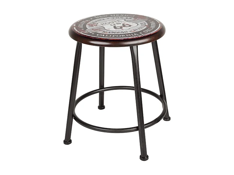 Metalen kruk voor thuis