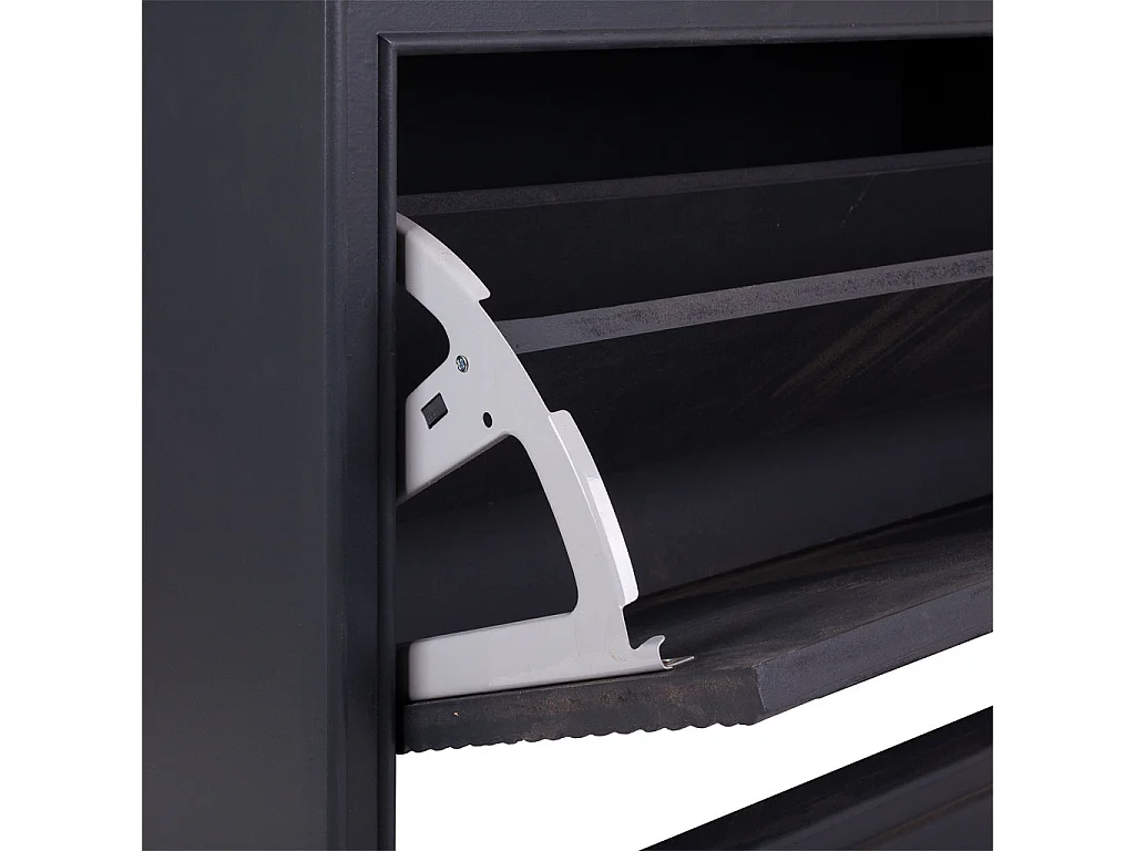 Banco de madeira para sapatos