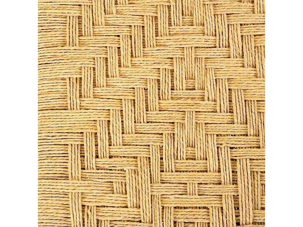 Sgabello in legno e corda