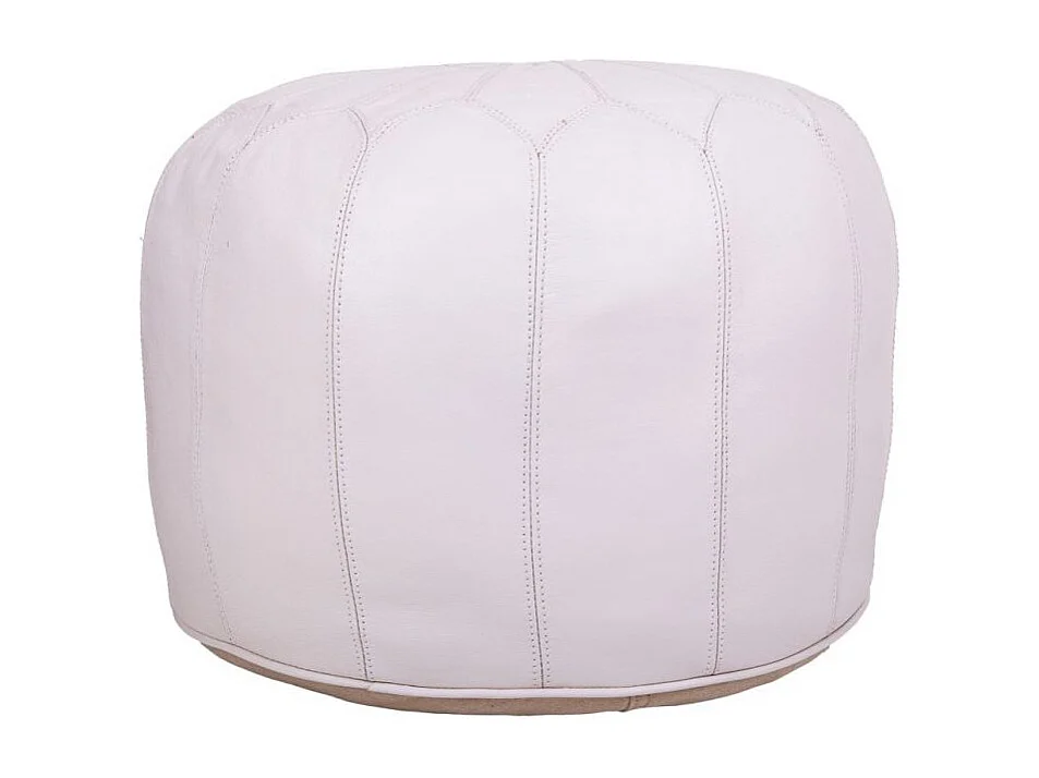 Puf de couro para casa