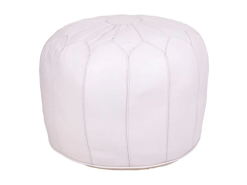 Puf de couro para casa