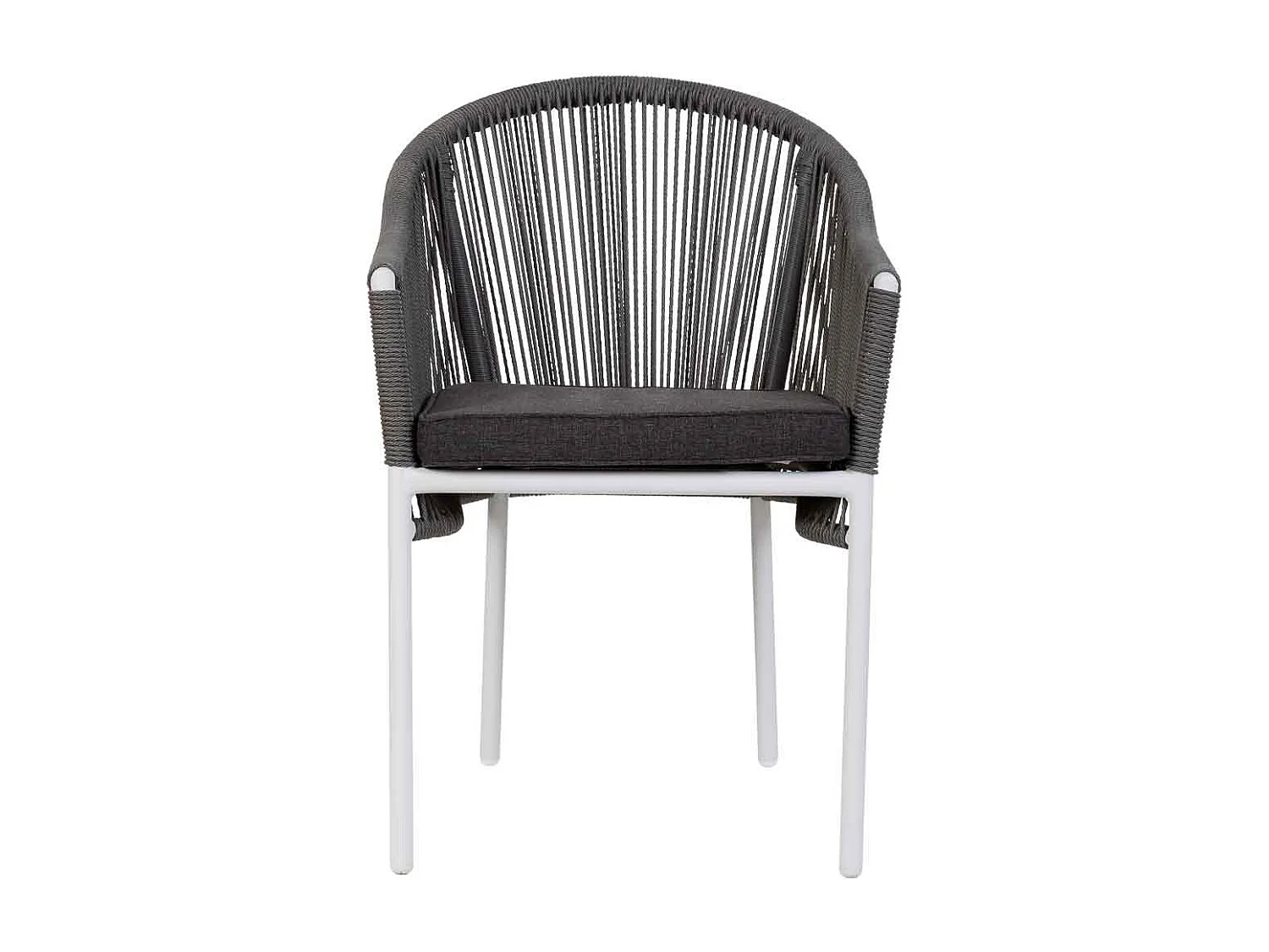 Silla de ratán gris para el hogar