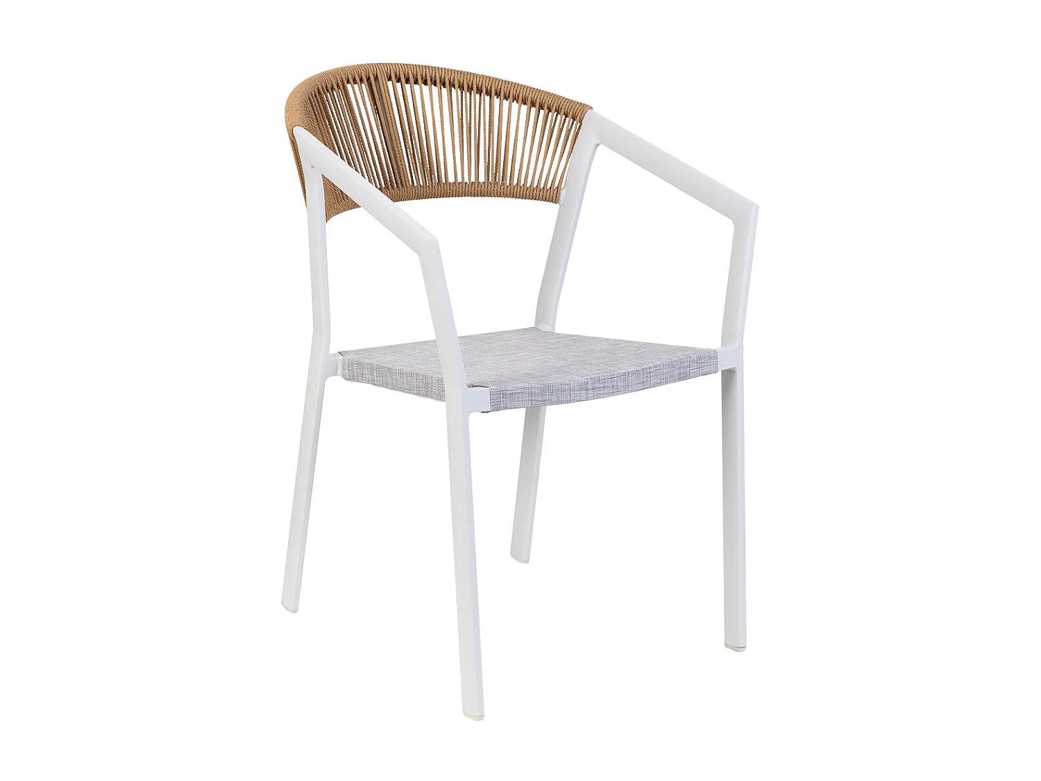Silla de aluminio blanca blanco