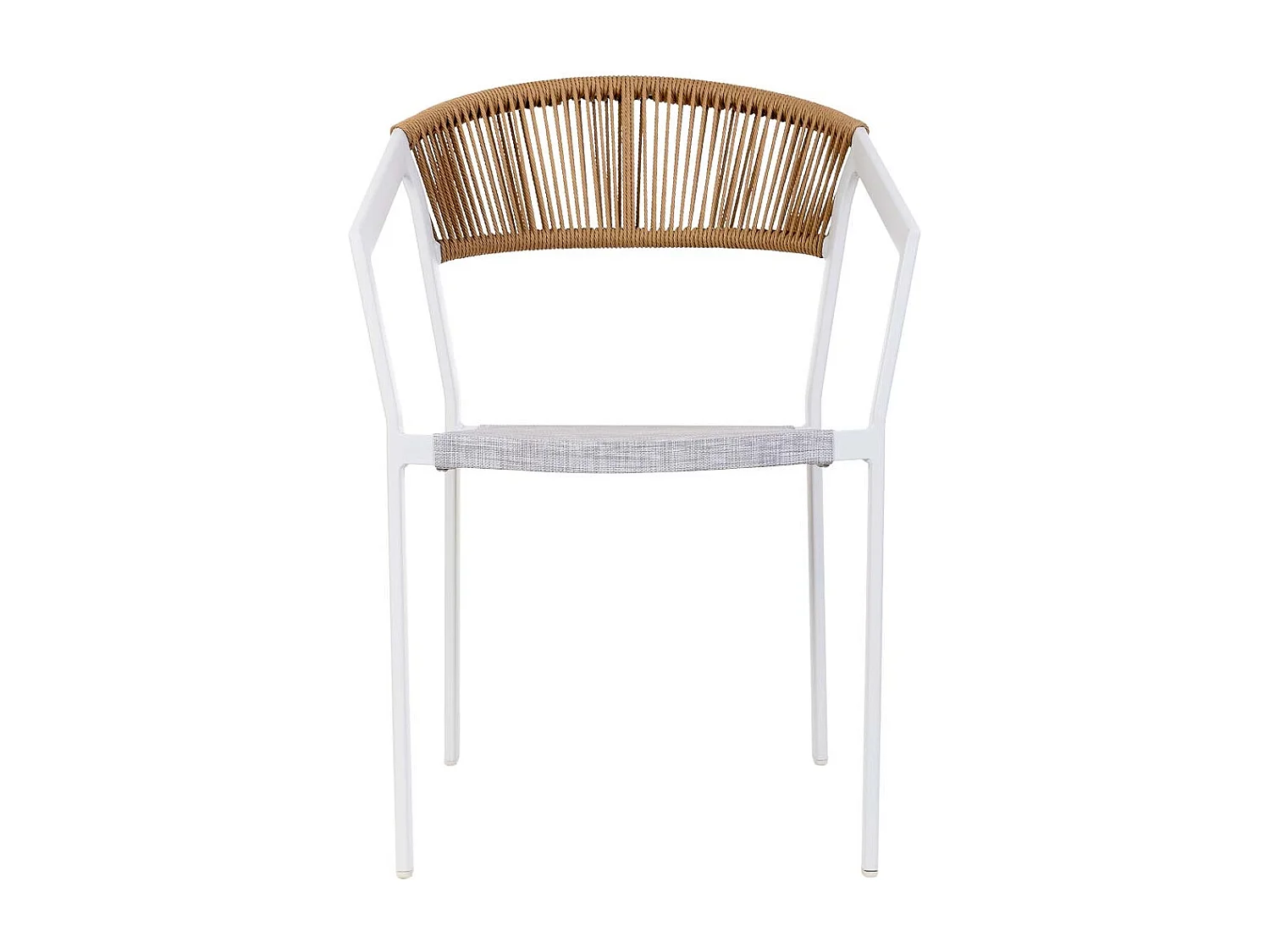 Silla de aluminio blanca blanco