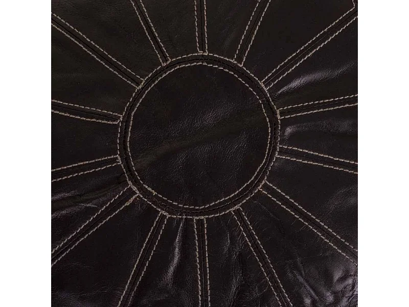 Puf de couro para casa