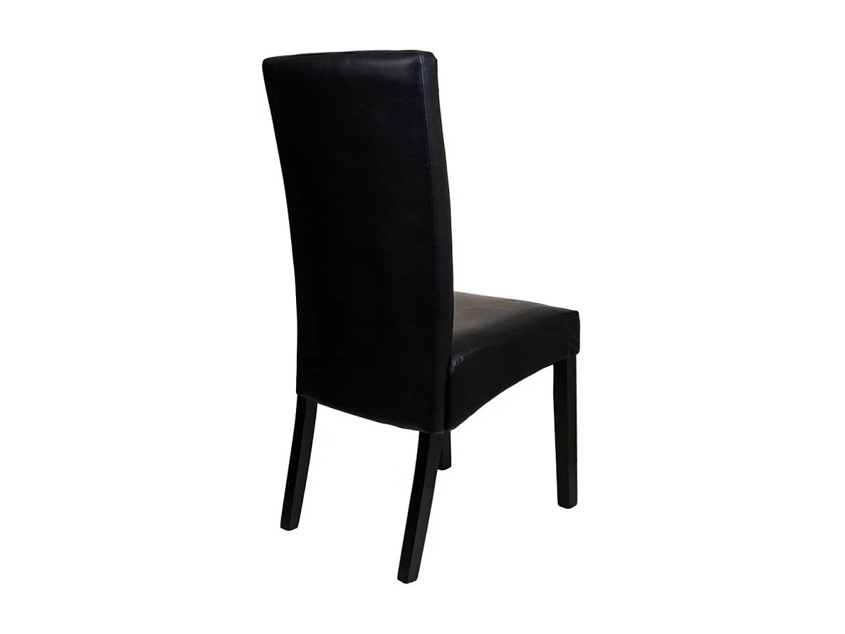 Cadeira de madeira estofada