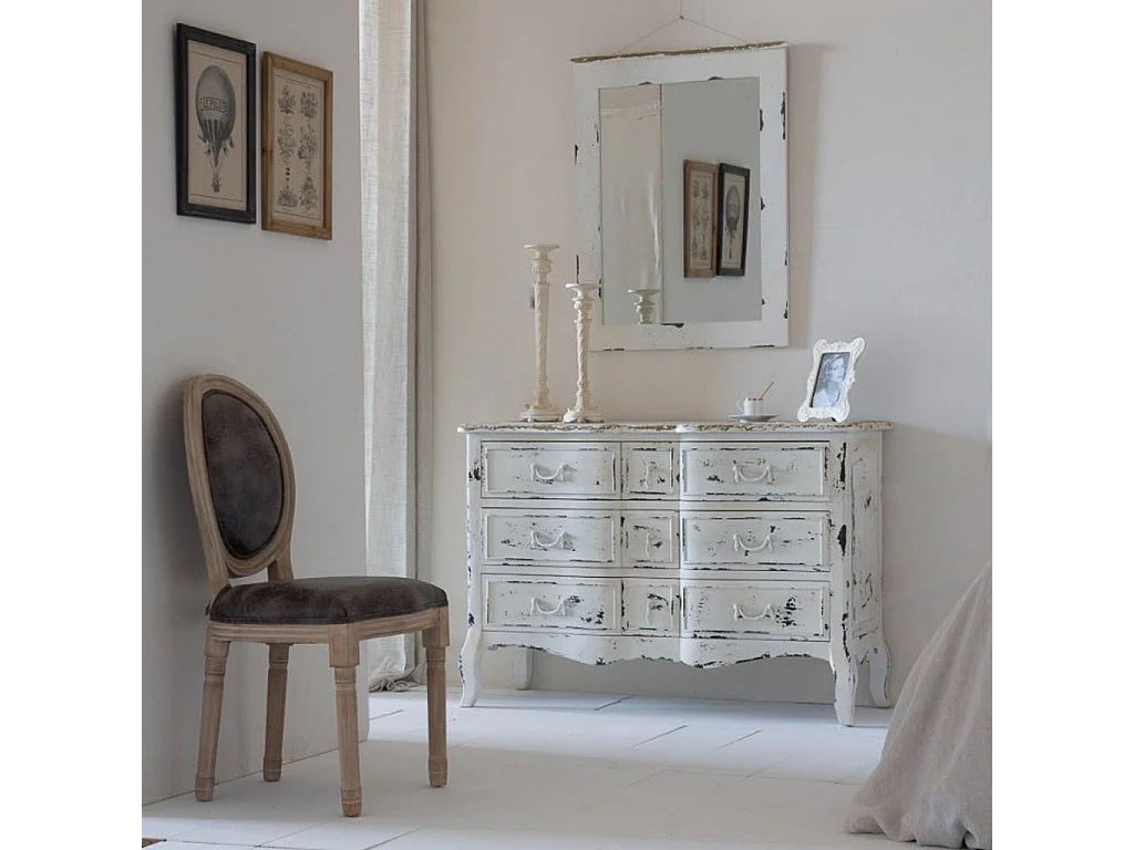 Gestoffeerde houten stoel