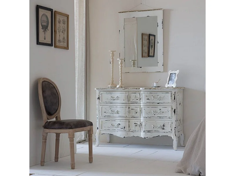 Gestoffeerde houten stoel