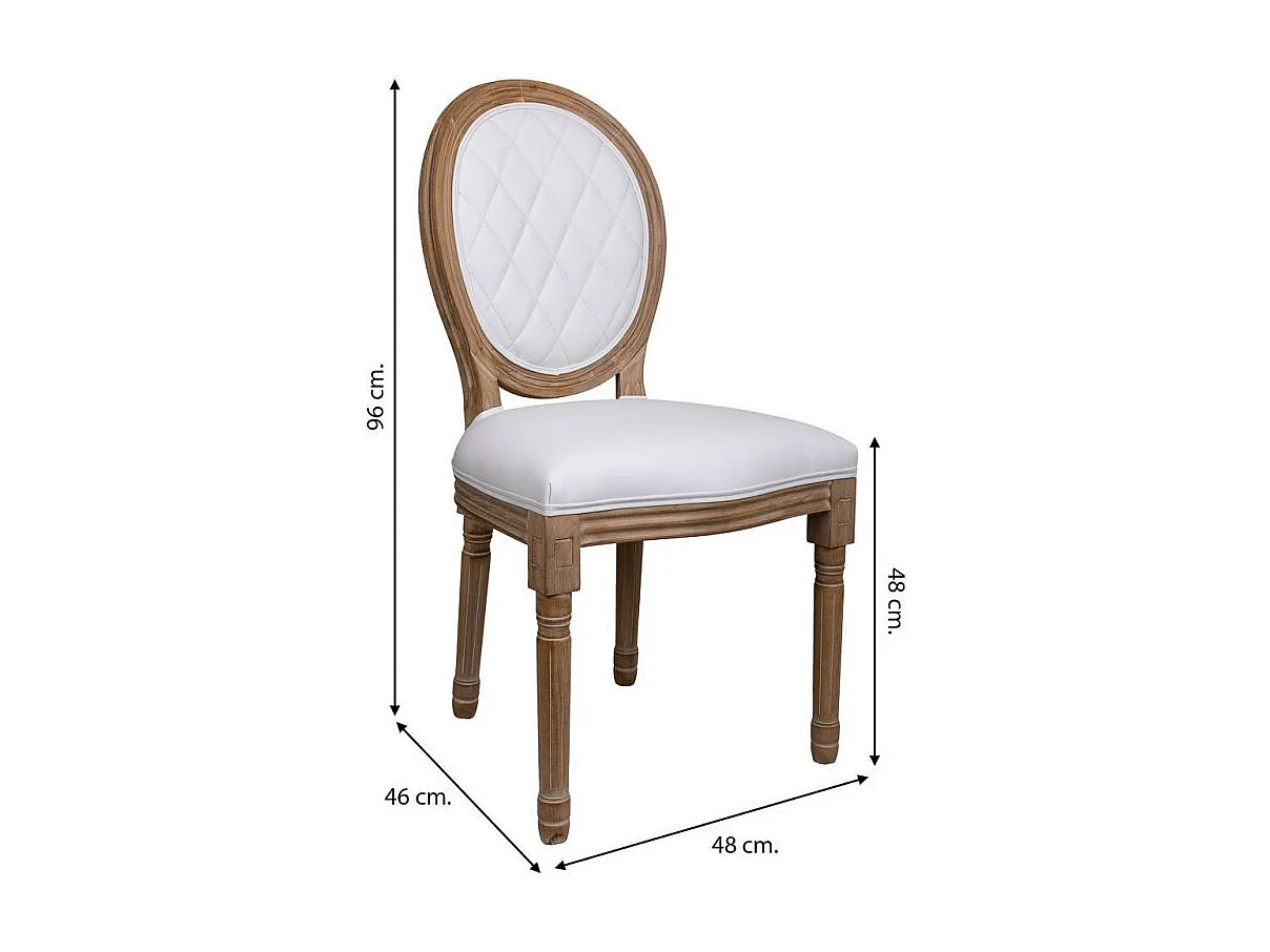 Gestoffeerde houten stoel