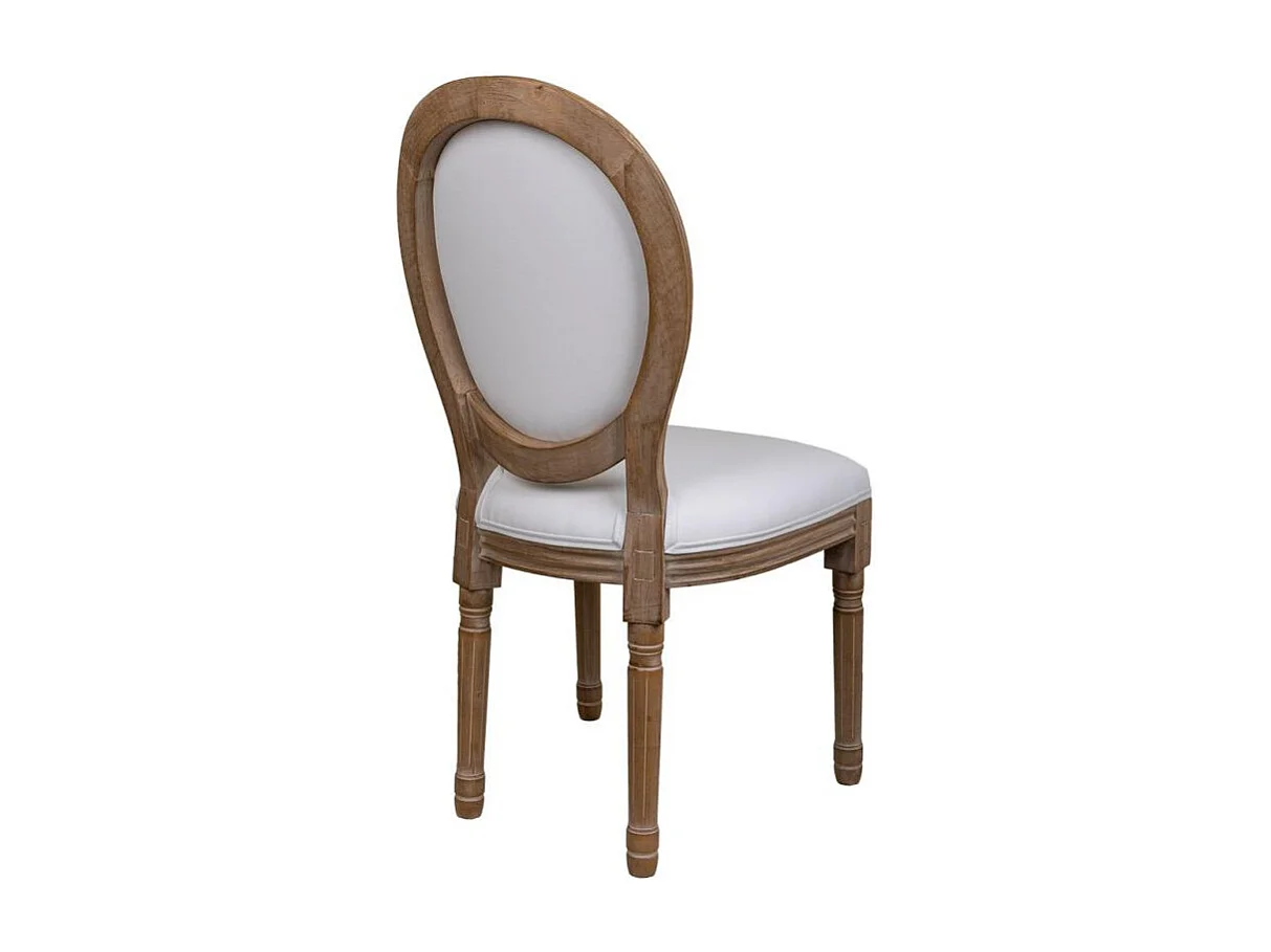 Gestoffeerde houten stoel