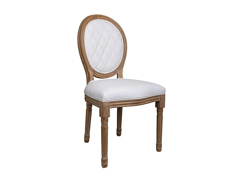 Gestoffeerde houten stoel