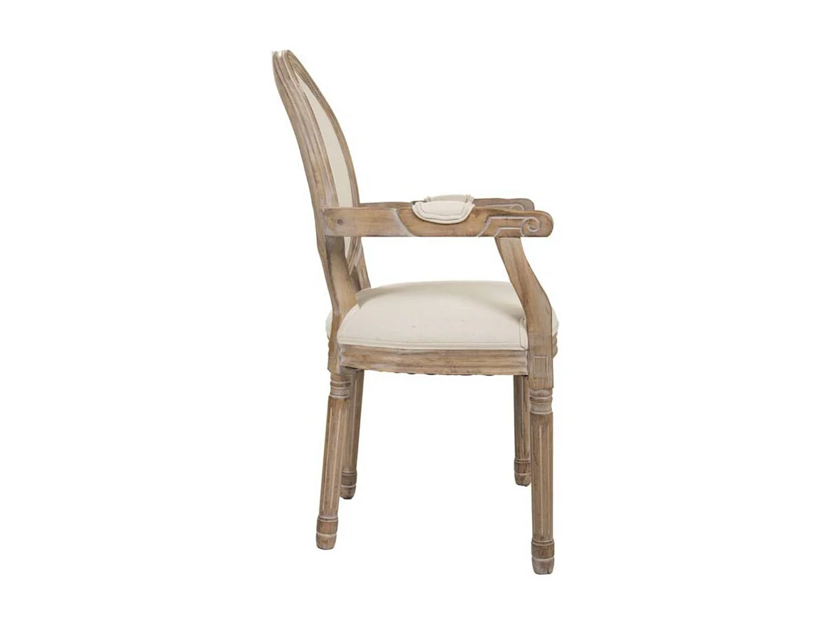 Gestoffeerde houten stoel