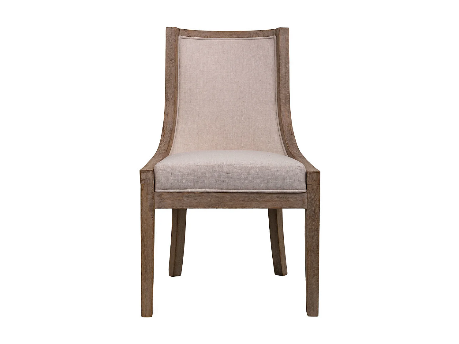 Gestoffeerde houten stoel