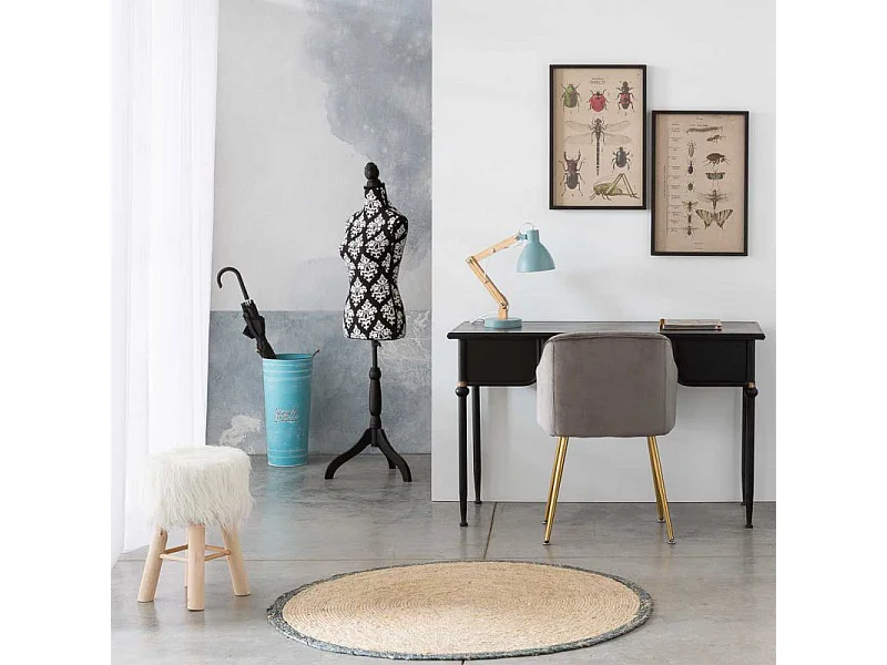 sedia in legno imbottita