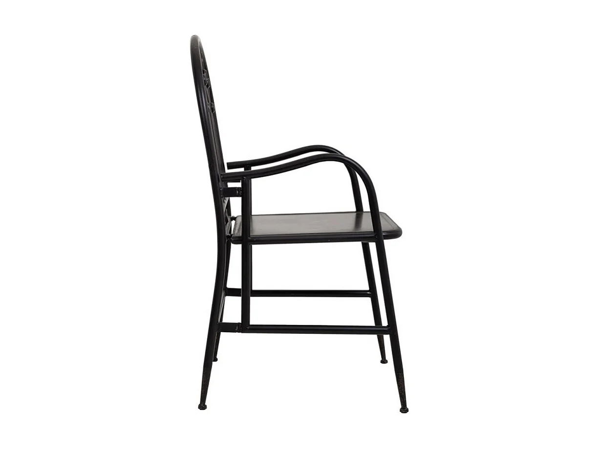 Silla De Metal Negro para el hogar