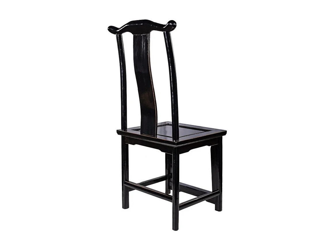 Sedia in legno con finitura artigianale