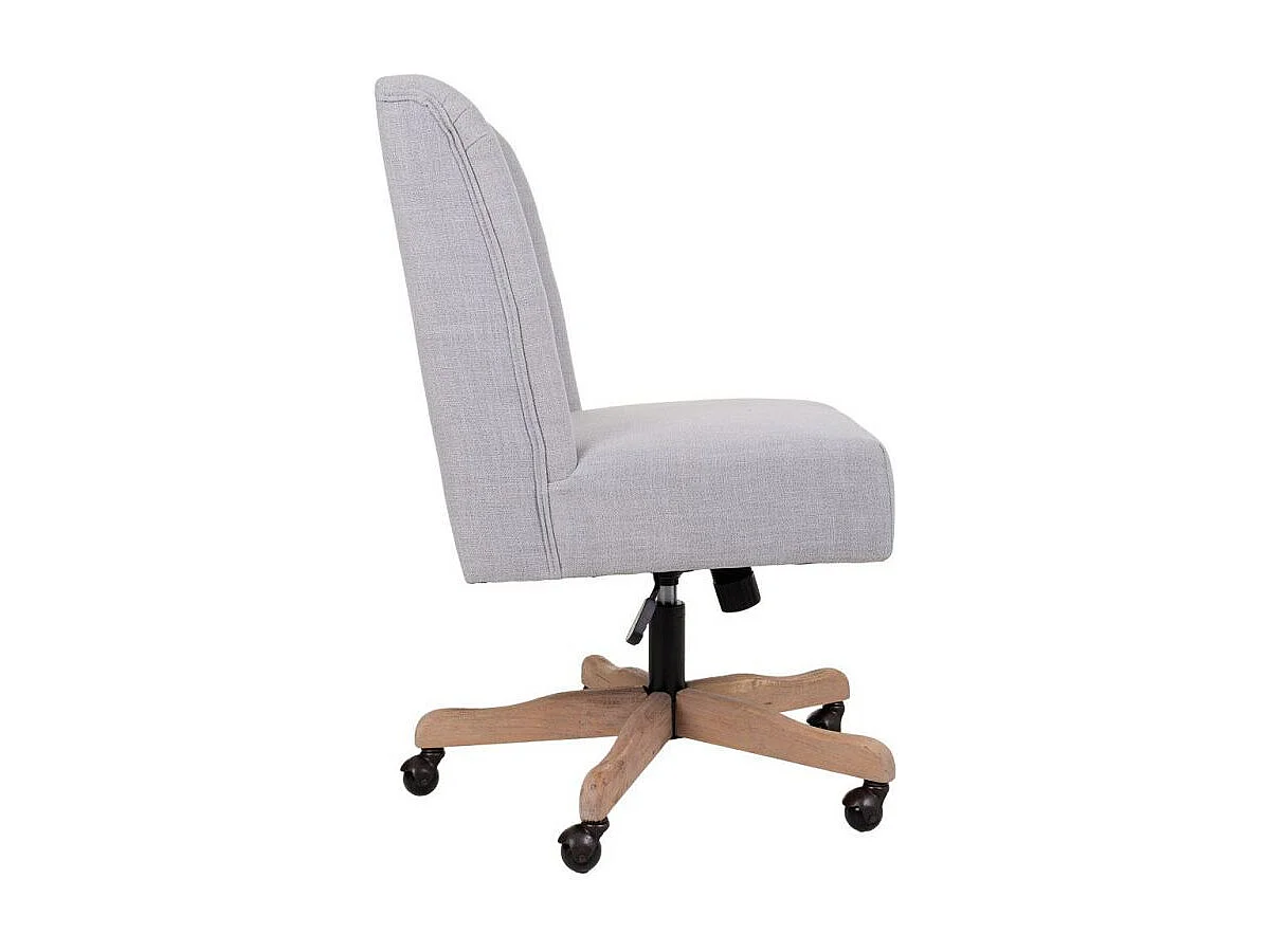 Gestoffeerde stoel met wielen