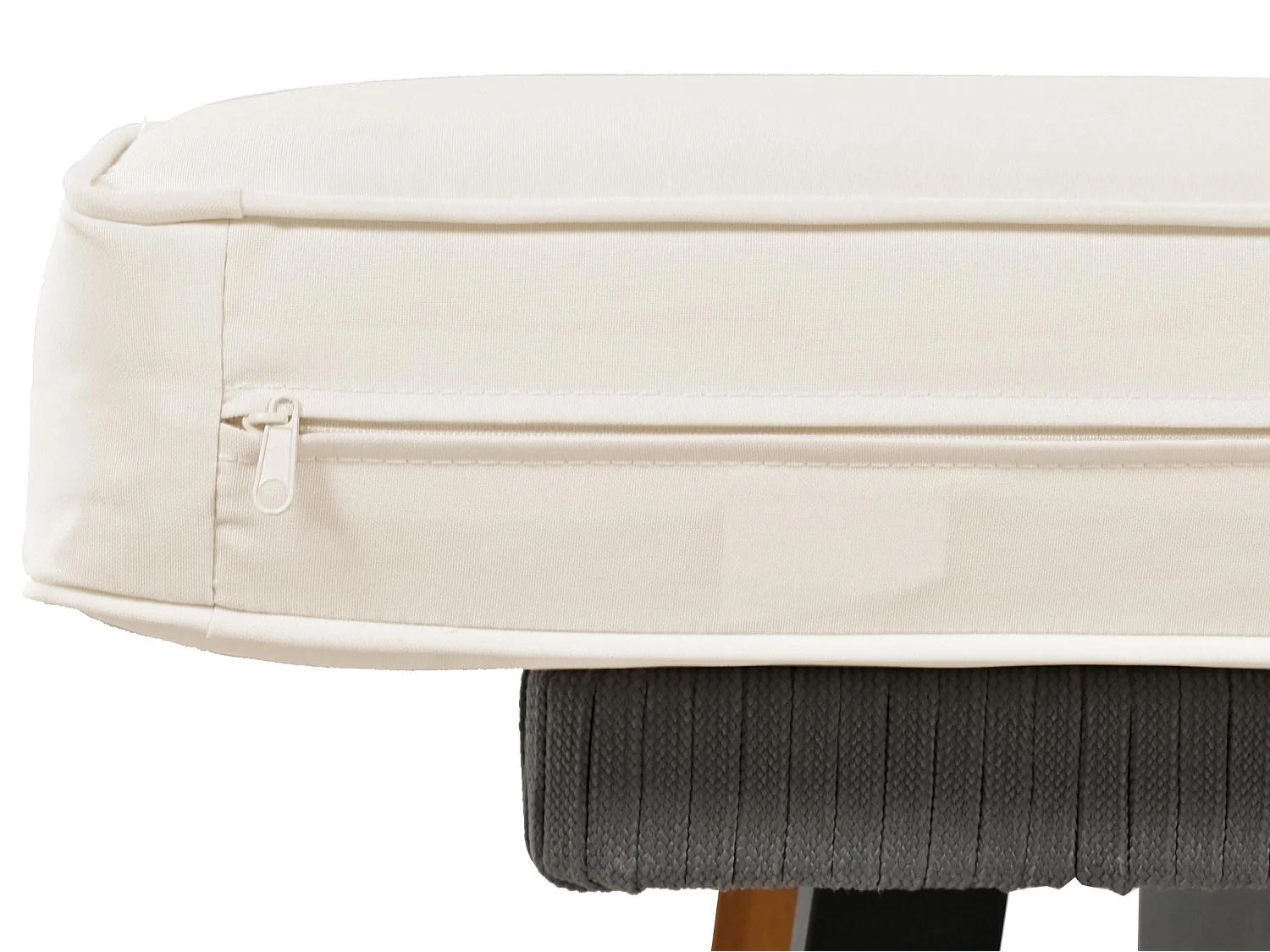 Balancelle de Jardin 2 Places en Rotin - avec Coussin Double Confortable et Housses Amovibles - Résistante aux UV et Intempéries - pour Jardin, Terrasse ou Balcon -