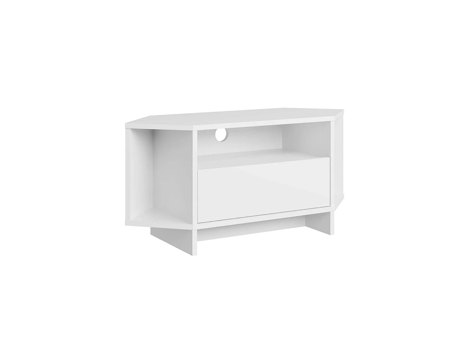 "Viva" Houten TV-standaard - Wit - Modern Design - 95 x 35 x 45 cm