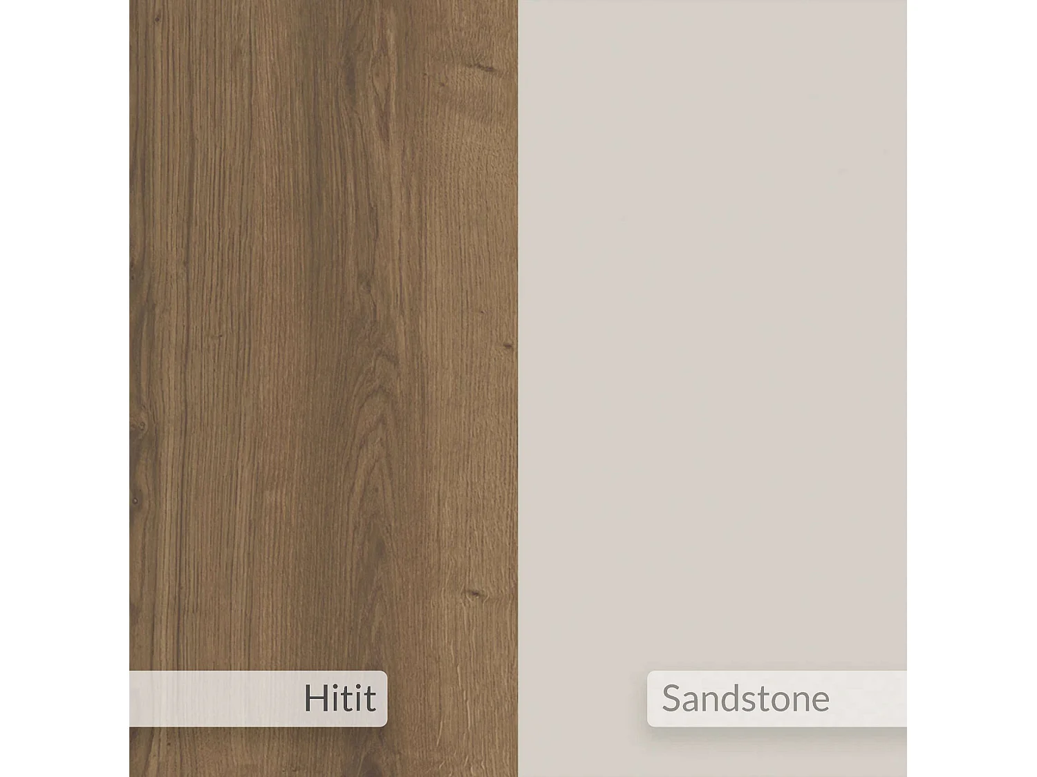 Modulaire Houten TV-standaard "Glis" - Beige 145 x 35 x 44 cm