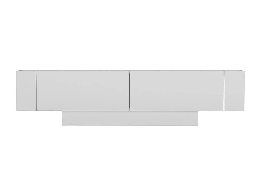 Meuble TV en bois "Matera" - 150 x 31 x 41 cm - Blanc