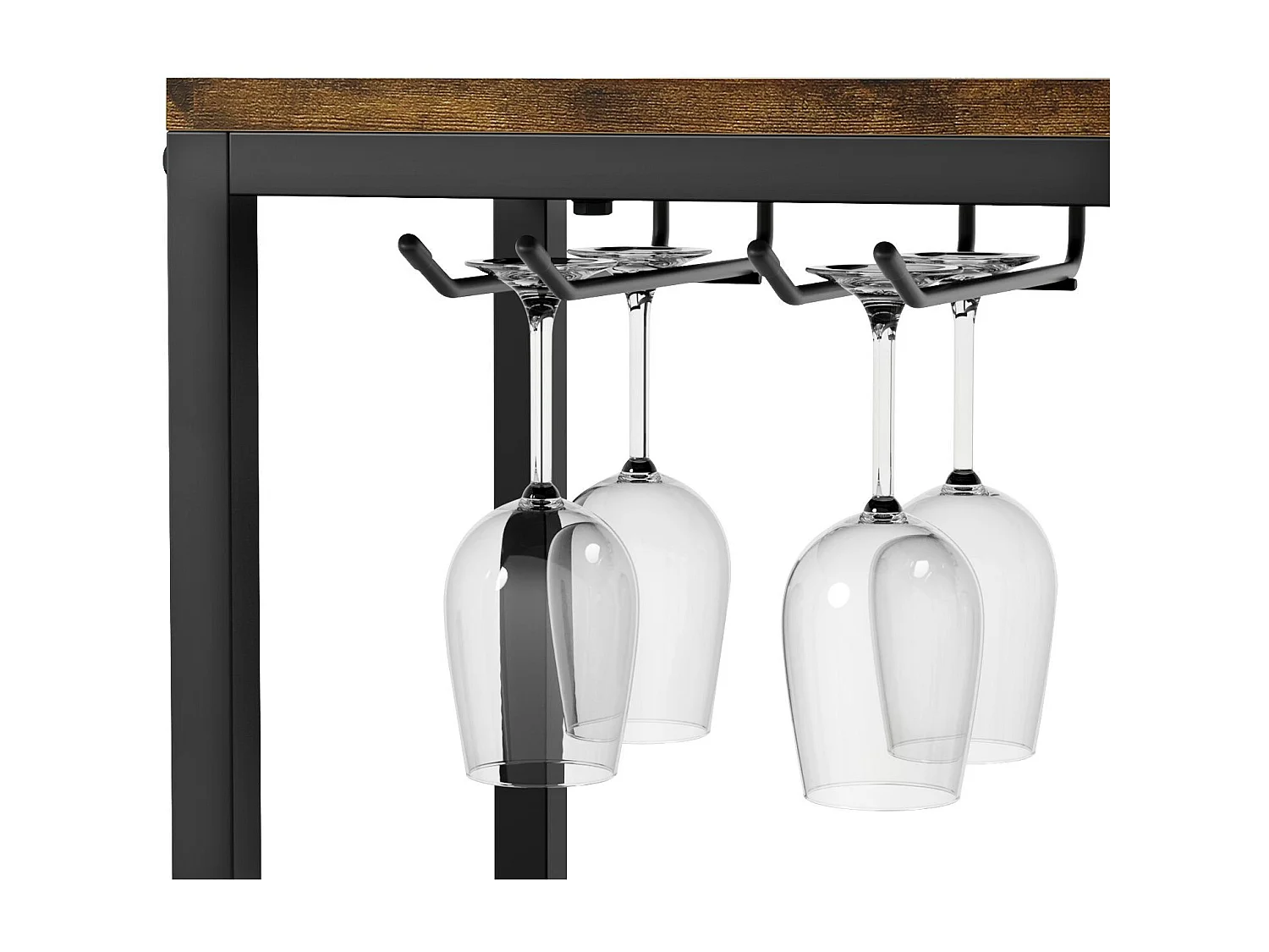 Dripex Étagère à vin pour 30 Bouteilles, étagère à Bouteilles Autonome avec Support en Verre et Plateau de Table, Salle à Manger, 59 x 30 x 141 cm