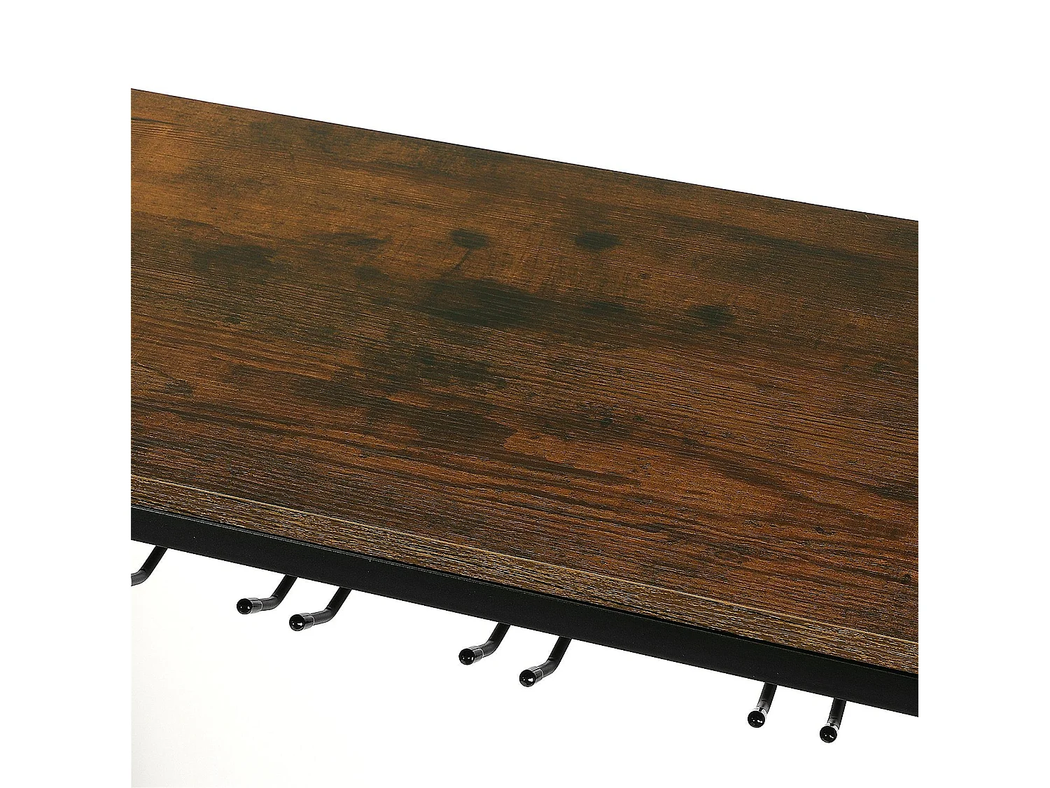 Dripex Étagère à vin pour 30 Bouteilles, étagère à Bouteilles Autonome avec Support en Verre et Plateau de Table, Salle à Manger, 59 x 30 x 141 cm