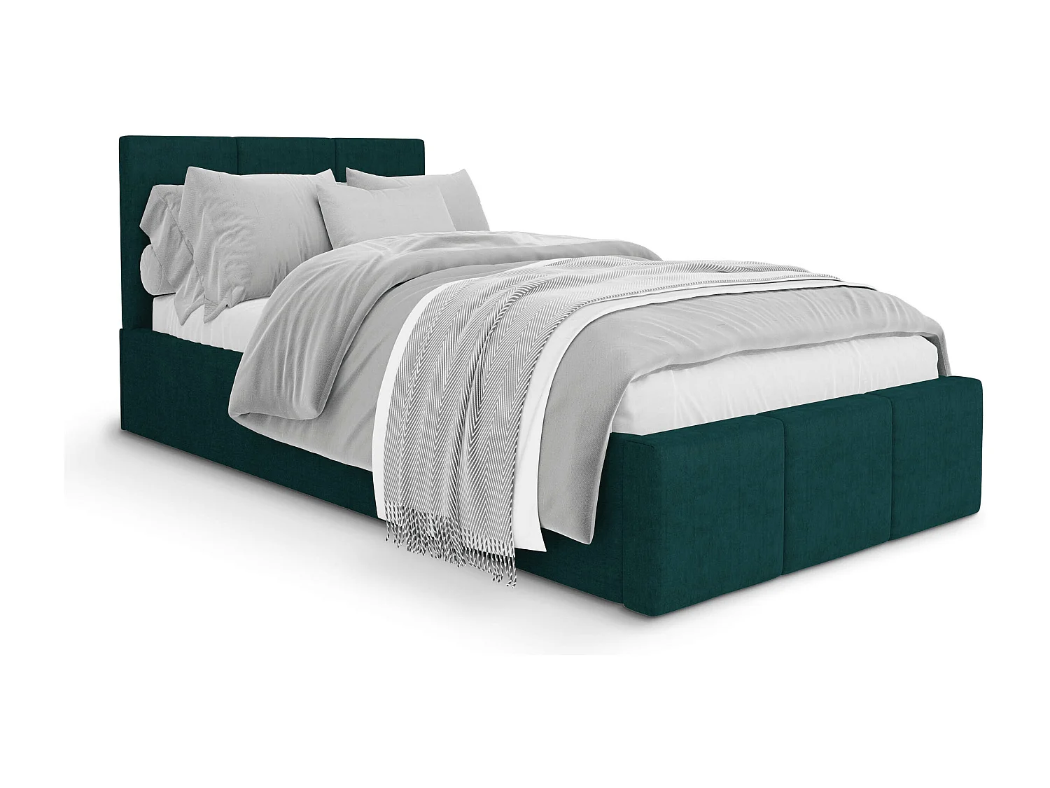 Bed Gestoffeerd 90cm x 200cm Enkel Met Opbergruimte Turkijs