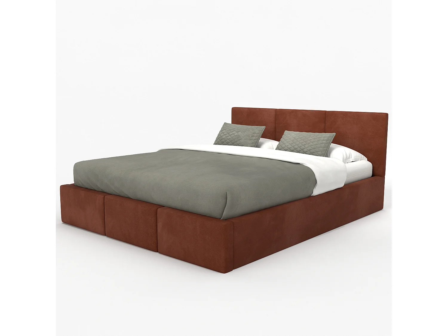 Muralo POLSTERBETT für Schlafzimmer Polsterbett mit Bettkasten und Gasdruckfeder Bett mit Polsterkopfteil Doppelbett 180x200 Bett mit Stauraum Honigfarbe